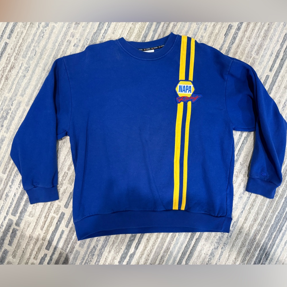 Vintage NASCAR Chase Authentics Michael Waltrip Napa Crewneck
